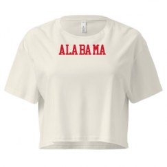 Ladies Festival Cali Crop Top Tee