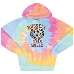 Unisex Tie-Dye Fleece Hoodie