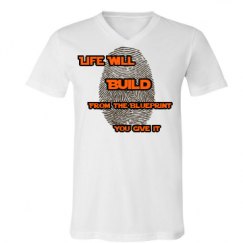 Unisex V-Neck Jersey Tee