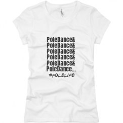 Ladies Slim Fit Basic Promo Jersey Tee