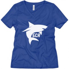 Ladies Relaxed Fit V-Neck Tee