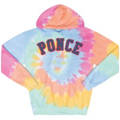Unisex Tie-Dye Fleece Hoodie