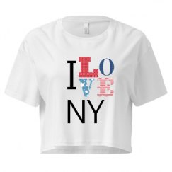 Ladies Festival Cali Crop Top Tee