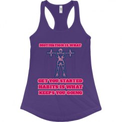 Ladies Slim Fit Racerback Tank Top