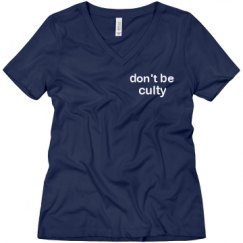 Ladies Relaxed Fit V-Neck Tee