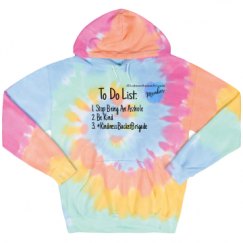 Unisex Tie-Dye Fleece Hoodie