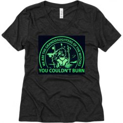 Ladies Relaxed Fit Super Soft Triblend V-Neck Tee