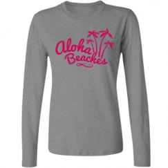 Ladies Relaxed Fit Basic Long Sleeve Tee