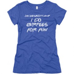 Ladies Slim Fit Super Soft Triblend Tee