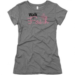Ladies Slim Fit Super Soft Triblend Tee