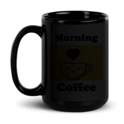 15oz Black Glossy Mug
