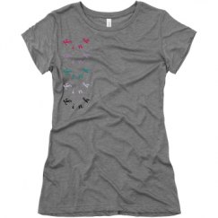 Ladies Slim Fit Super Soft Triblend Tee
