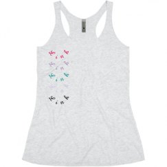 Ladies Slim Fit Super Soft Racerback Triblend Tank