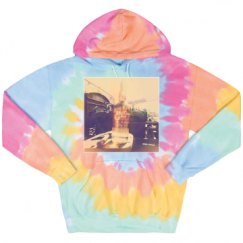 Unisex Tie-Dye Fleece Hoodie