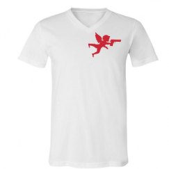 Unisex V-Neck Jersey Tee