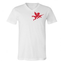 Unisex V-Neck Jersey Tee