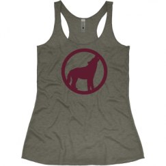 Ladies Slim Fit Super Soft Racerback Triblend Tank