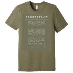 Authenticity green olive 