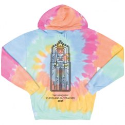 Unisex Tie-Dye Fleece Hoodie