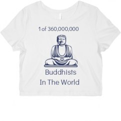 Ladies Slim Fit Crop Top Tee