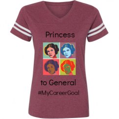 Ladies Relaxed Fit Vintage Sports Tee