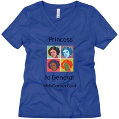 Ladies Relaxed Fit V-Neck Tee