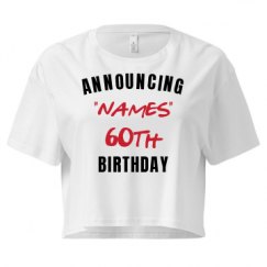 Ladies Festival Cali Crop Top Tee