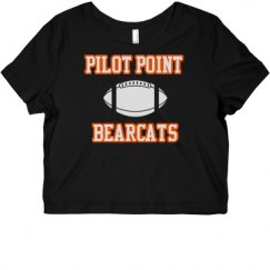 Ladies Slim Fit Crop Top Tee