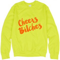 Unisex Neon Crewneck Sweatshirt