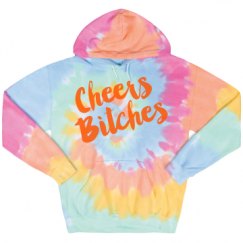 Unisex Tie-Dye Fleece Hoodie