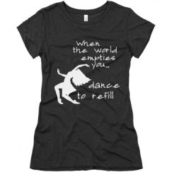 Ladies Slim Fit Super Soft Triblend Tee