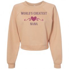 Women's Raglan Pullover Fleece