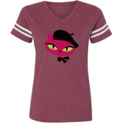 Ladies Relaxed Fit Vintage Sports Tee