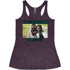 Ladies Slim Fit Super Soft Racerback Triblend Tank