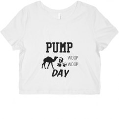 Ladies Slim Fit Crop Top Tee