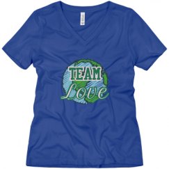 Ladies Relaxed Fit V-Neck Tee
