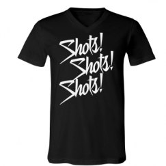 Unisex V-Neck Jersey Tee