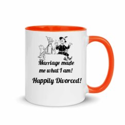 11oz Ceramic Mug with Color Inside