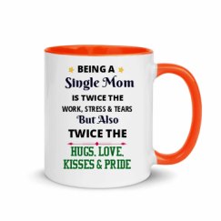 11oz Ceramic Mug with Color Inside