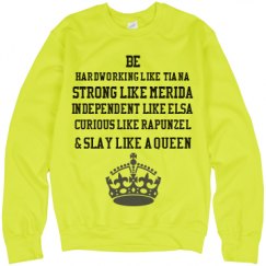Unisex Neon Crewneck Sweatshirt
