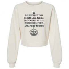 Women's Raglan Pullover Fleece