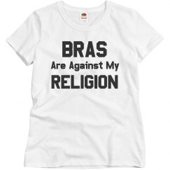 No Bra Religion Black