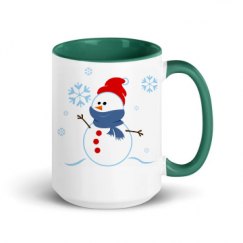 15oz Ceramic Mug with Color Inside