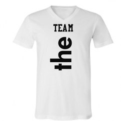 Unisex V-Neck Jersey Tee