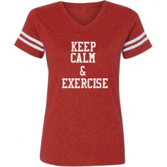 Ladies Relaxed Fit Vintage Sports Tee