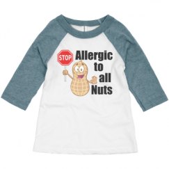 Toddler 3/4 Sleeve Raglan Tee