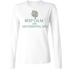 Ladies Relaxed Fit Basic Long Sleeve Tee