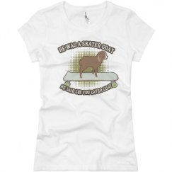 Ladies Slim Fit Basic Promo Jersey Tee