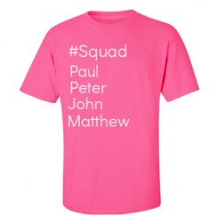 Unisex Ultra Cotton Safety Neon Crewneck Tee