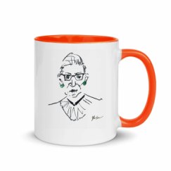 11oz Ceramic Mug with Color Inside